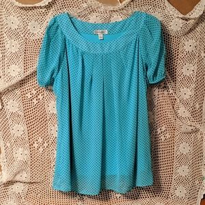Dress Barn 1X ocean blue